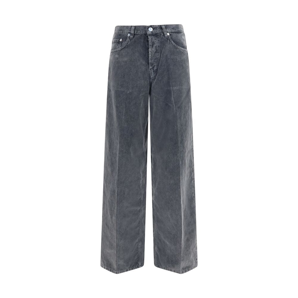 Haikure Graue Baumwoll-Freizeithose