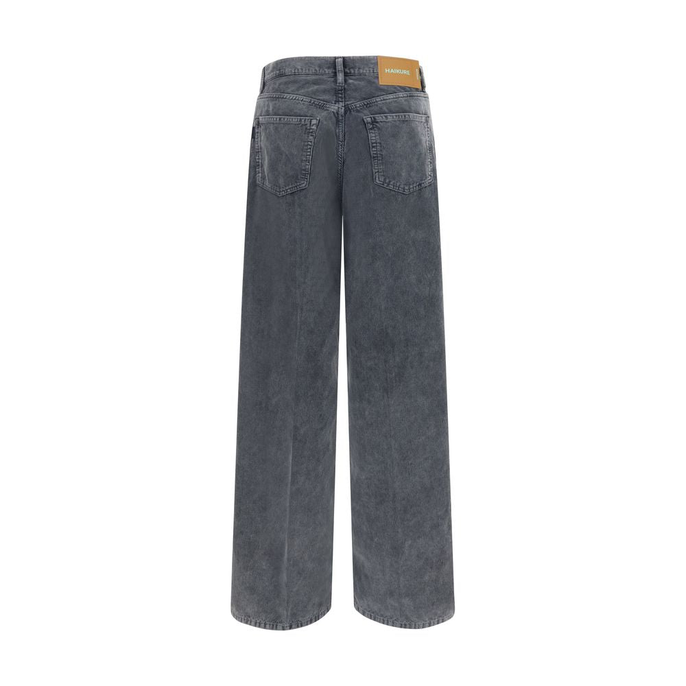 Haikure Graue Baumwoll-Freizeithose