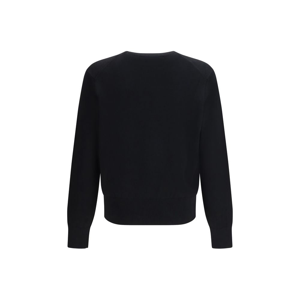 Ami Paris Schwarzer Baumwoll-Sweatshirt