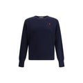Ami Paris Blauer Baumwoll-Sweatshirt