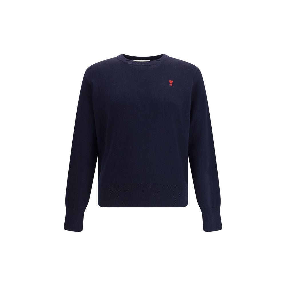 Ami Paris Blauer Baumwoll-Sweatshirt