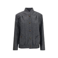Blazé Milano Graue Jacke aus Wolle Oves Aries