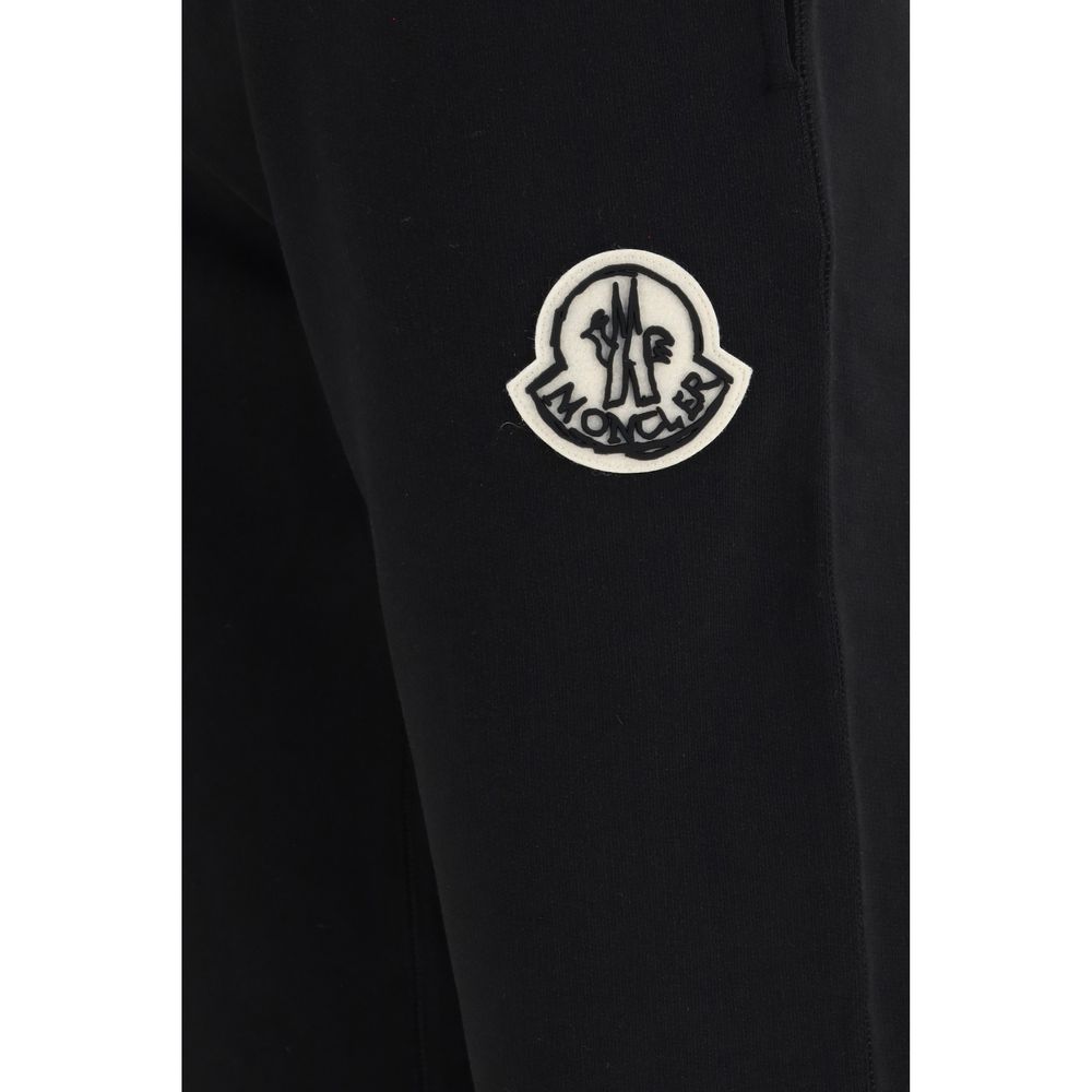 Moncler Schwarze Baumwoll-Sporthose