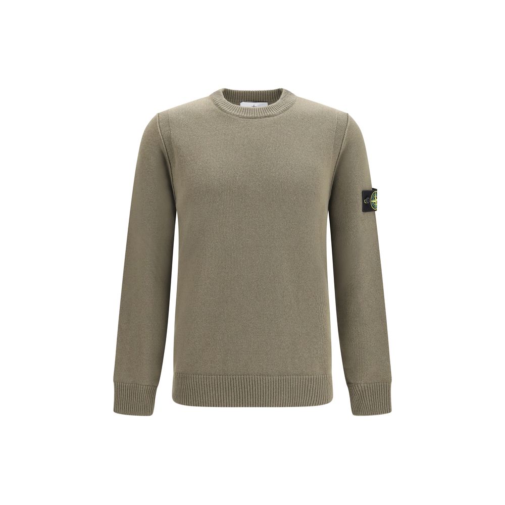 Stone Island Zweifarbiger Baumwollpullover