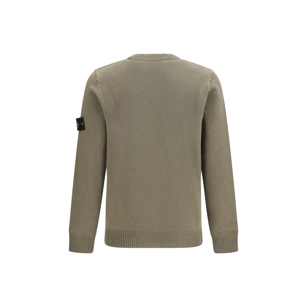 Stone Island Zweifarbiger Baumwollpullover