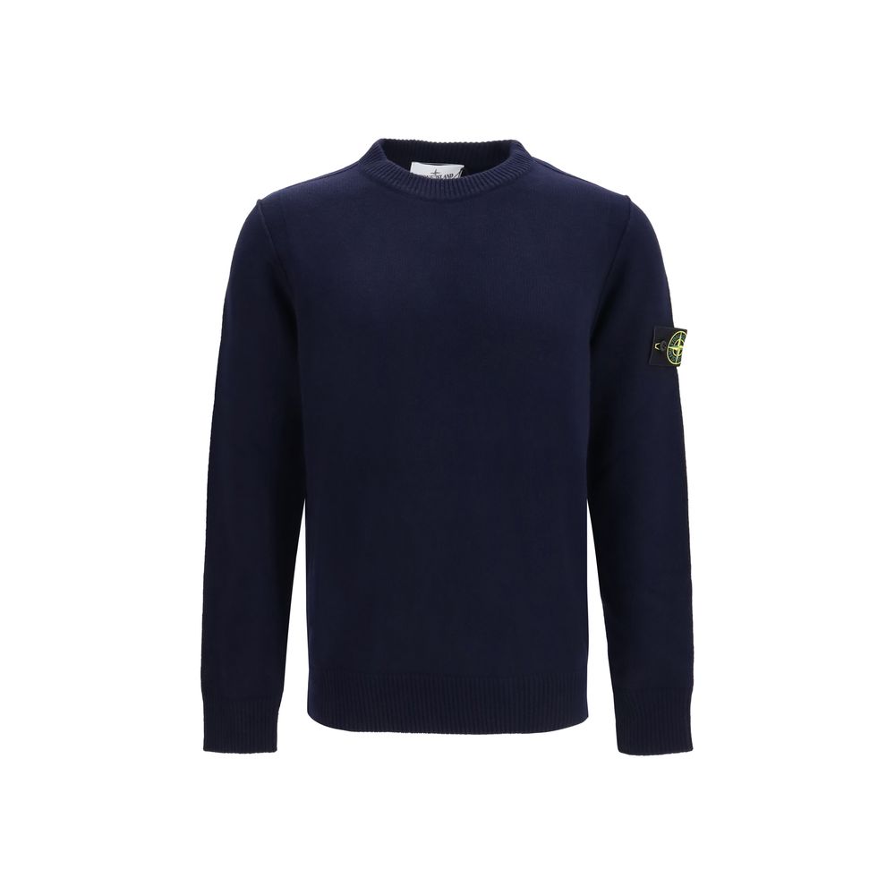 Stone Island Schwarzer Baumwoll-Sweatshirt