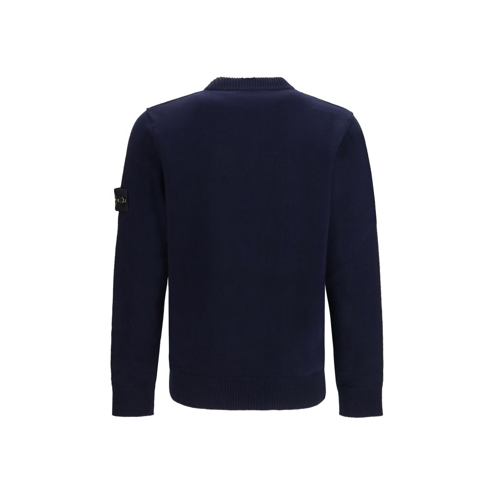 Stone Island Schwarzer Baumwoll-Sweatshirt