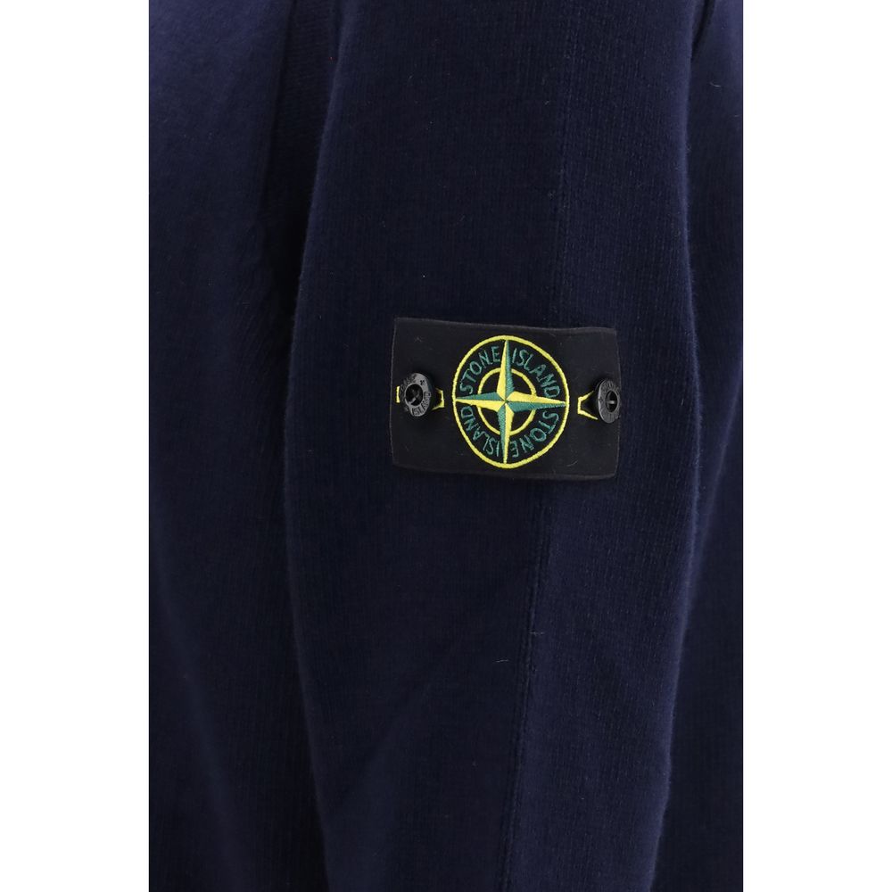 Stone Island Schwarzer Baumwoll-Sweatshirt