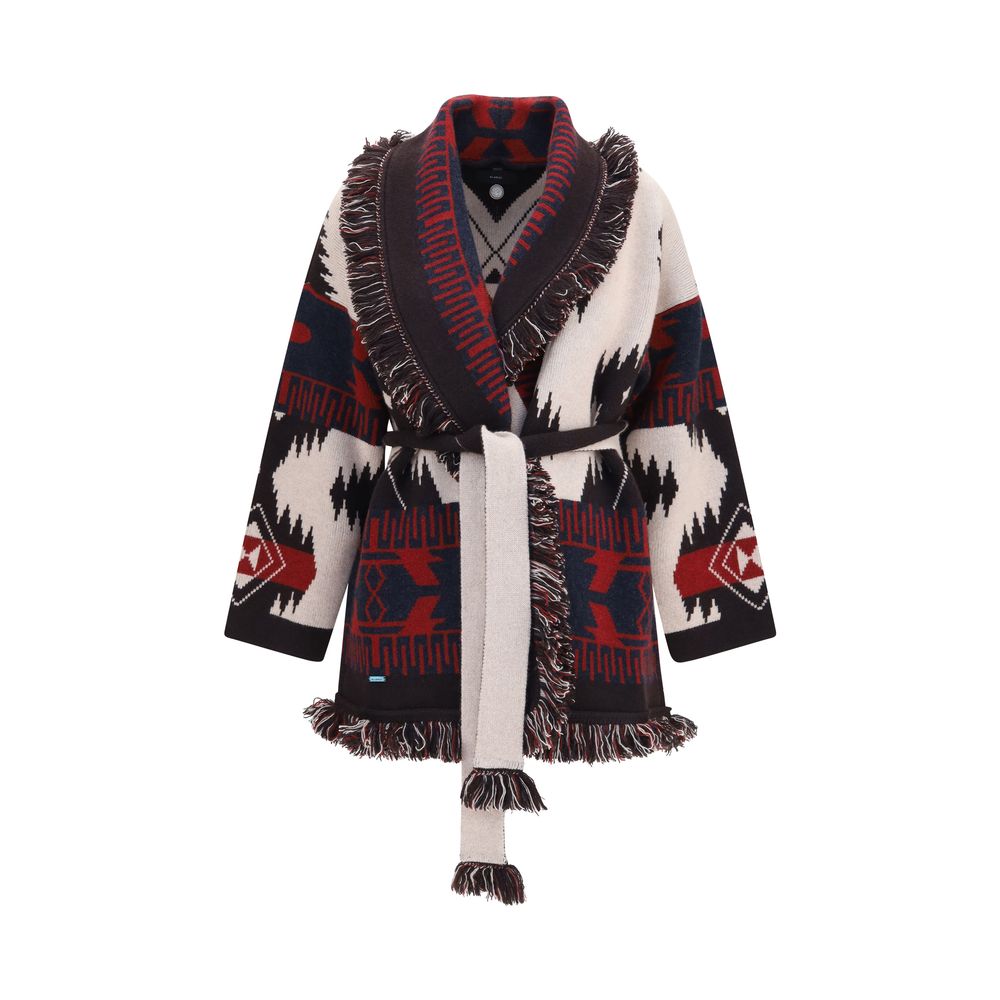 Alanui Mehrfarbige Kaschmir-Strickjacke
