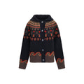 Alanui Mehrfarbige Strickjacke aus Wolle Oves Aries