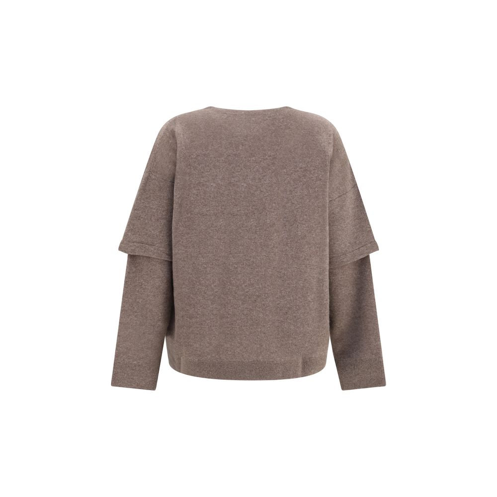 Darkpark Brauner Wollpullover Oves Aries