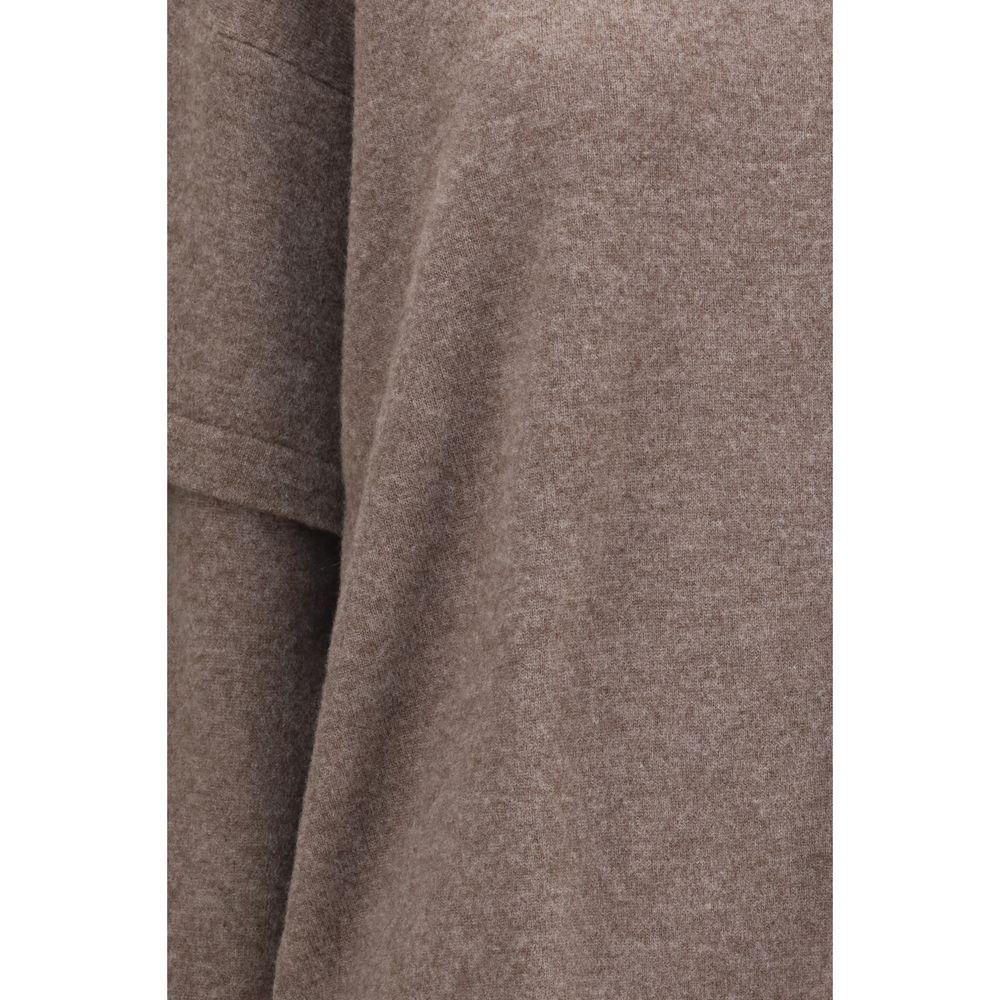 Darkpark Brauner Wollpullover Oves Aries