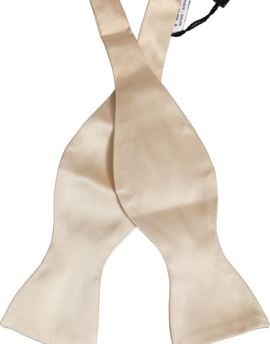 Dolce & Gabbana Herren Beige 100% Seide Verstellbare Krawatte Fliege