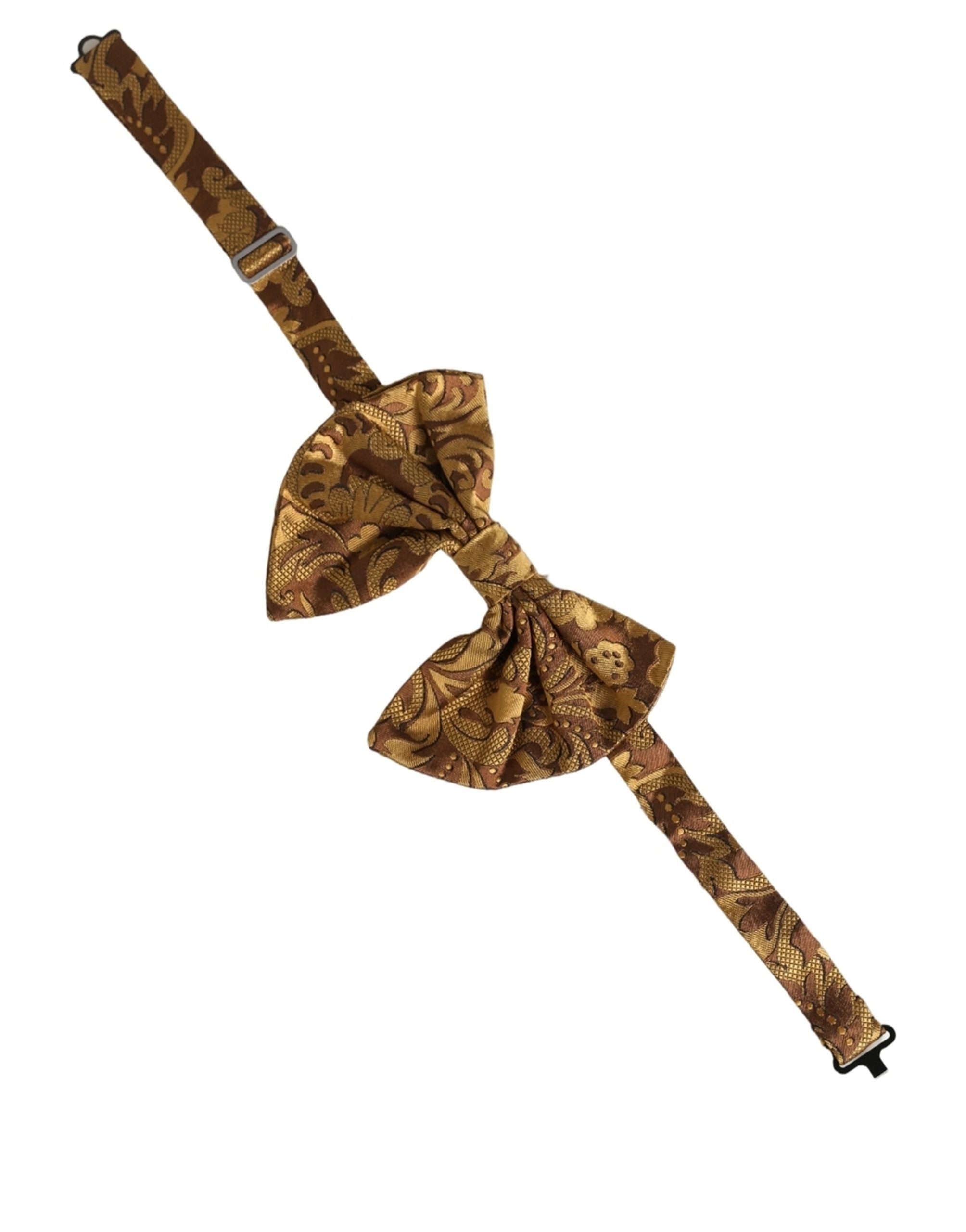 Dolce & Gabbana Herren Fliederfarbene Seiden-Fliege mit Blumenmuster, verstellbar