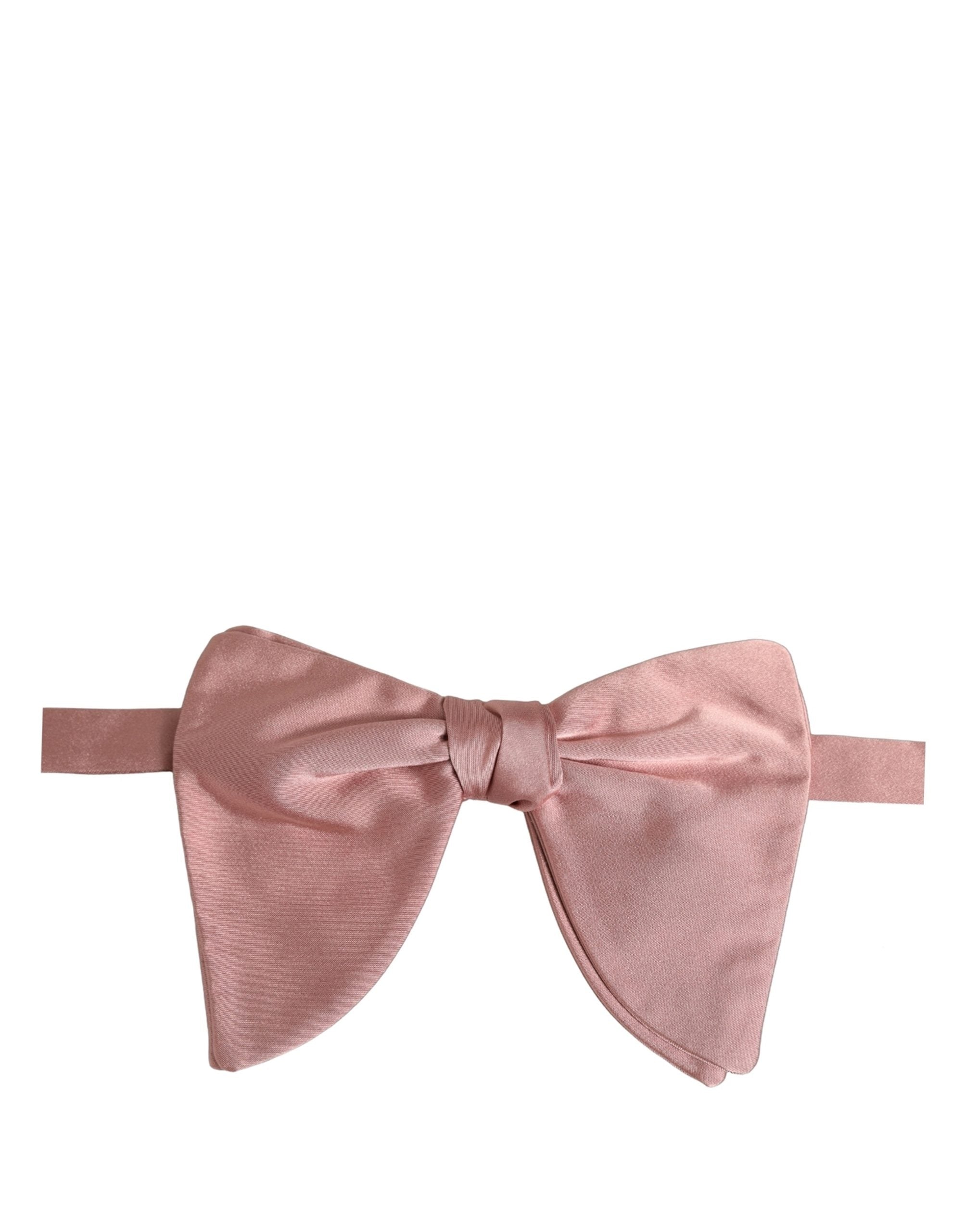 Dolce & Gabbana Herren Pinke 100% Seide Verstellbare Fliege