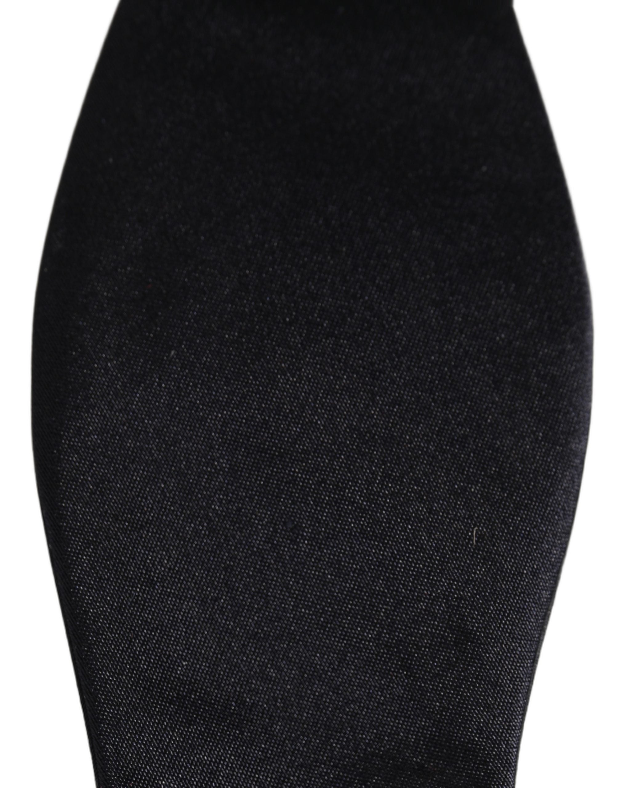 Dolce & Gabbana Herren Schwarze 100% Seide Verstellbare Krawatte Fliege