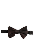 Dolce & Gabbana Herren Fliege aus 100% Seide, verstellbar, Braun