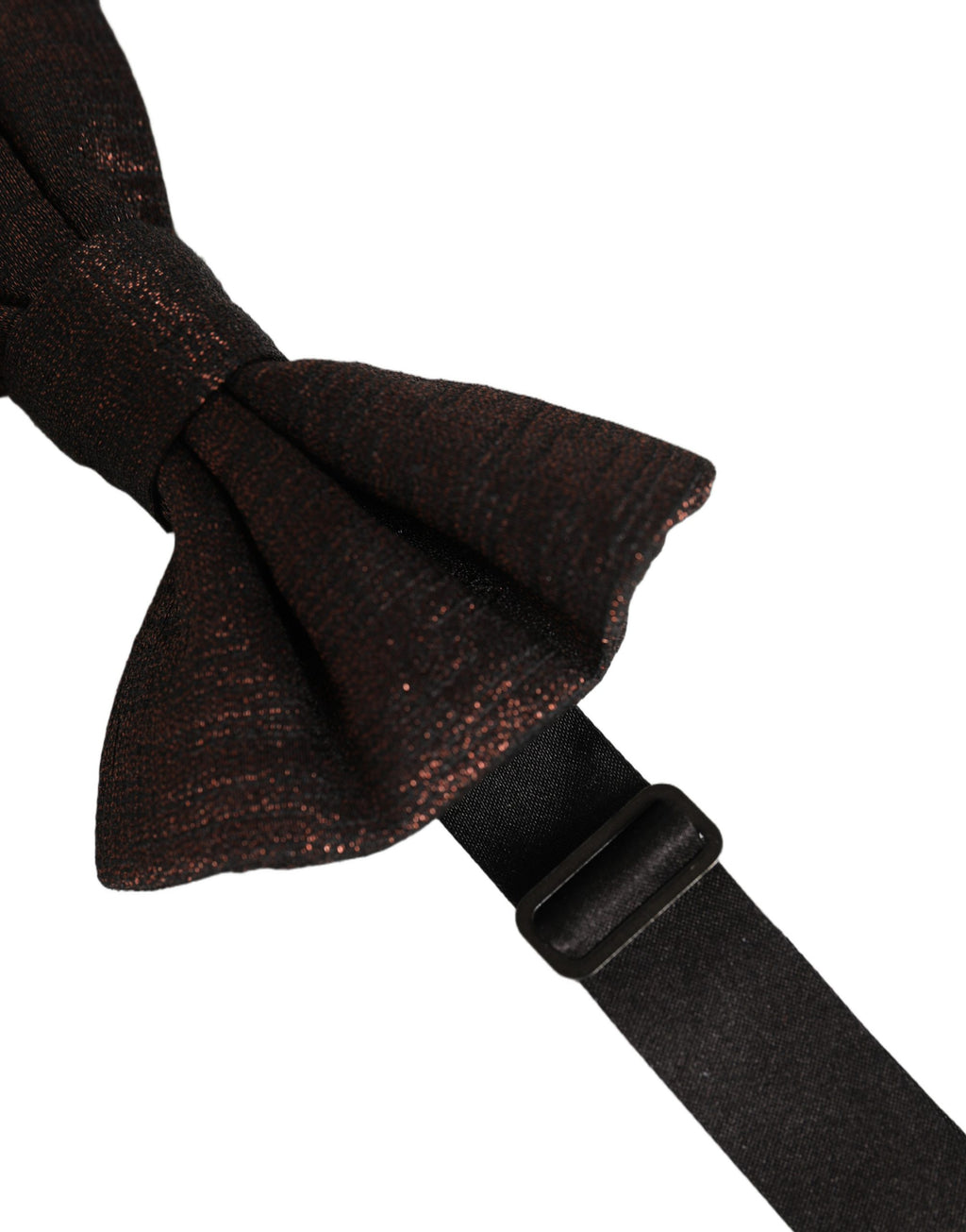 Dolce & Gabbana Herren Fliege aus 100% Seide, verstellbar, Braun