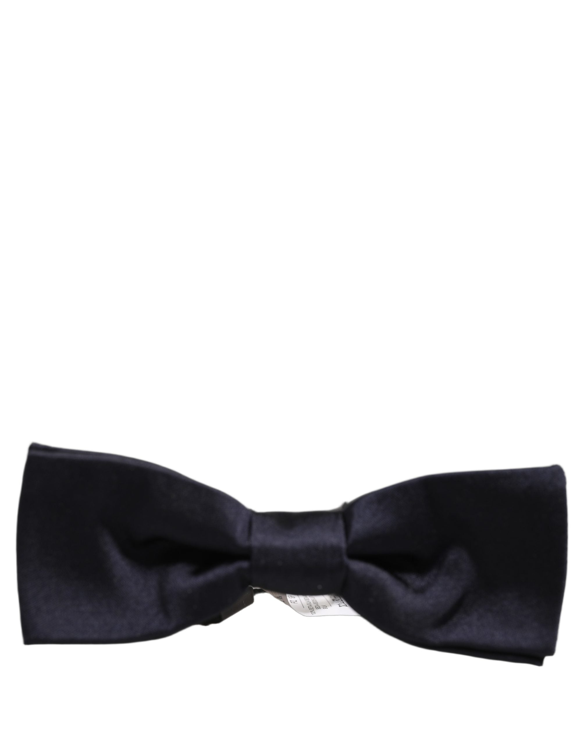 Dolce & Gabbana Herren Fliege Dunkelblau 100% Seide Verstellbar