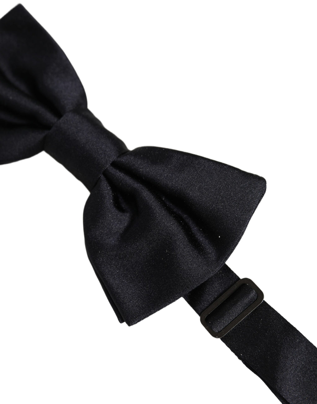 Dolce & Gabbana Herren Schwarze 100% Seide Verstellbare Krawatte Fliege