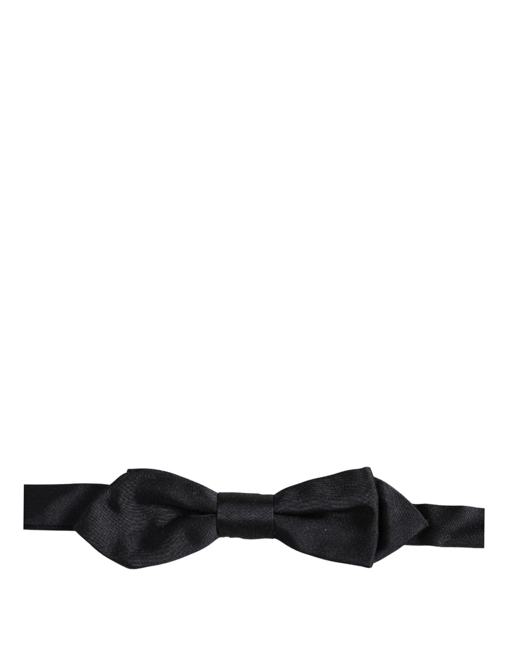 Dolce & Gabbana Herren Schwarze 100% Seide Verstellbare Krawatte Fliege