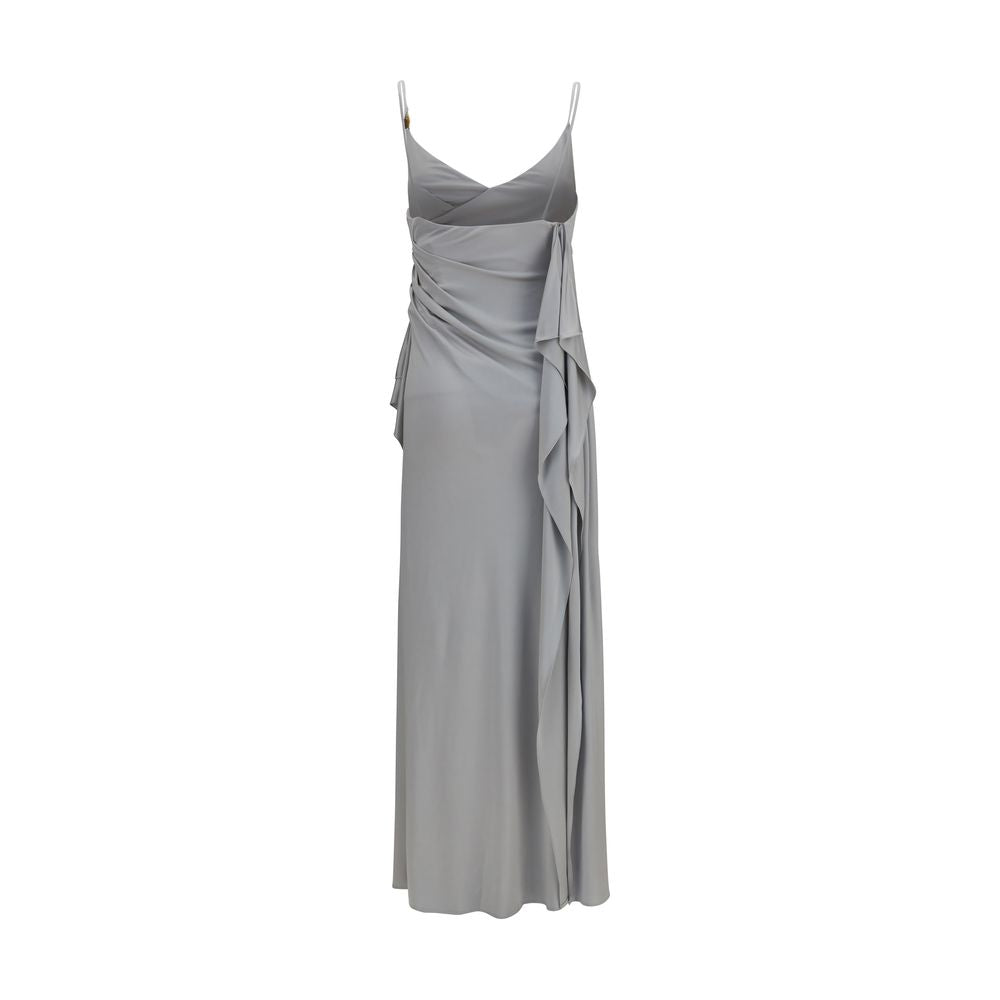 Versace Graues Viskose-Freizeitkleid
