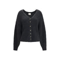Khaite Grauer Kaschmir-Strickjacke
