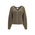 Khaite Zweifarbige Kaschmir-Strickjacke