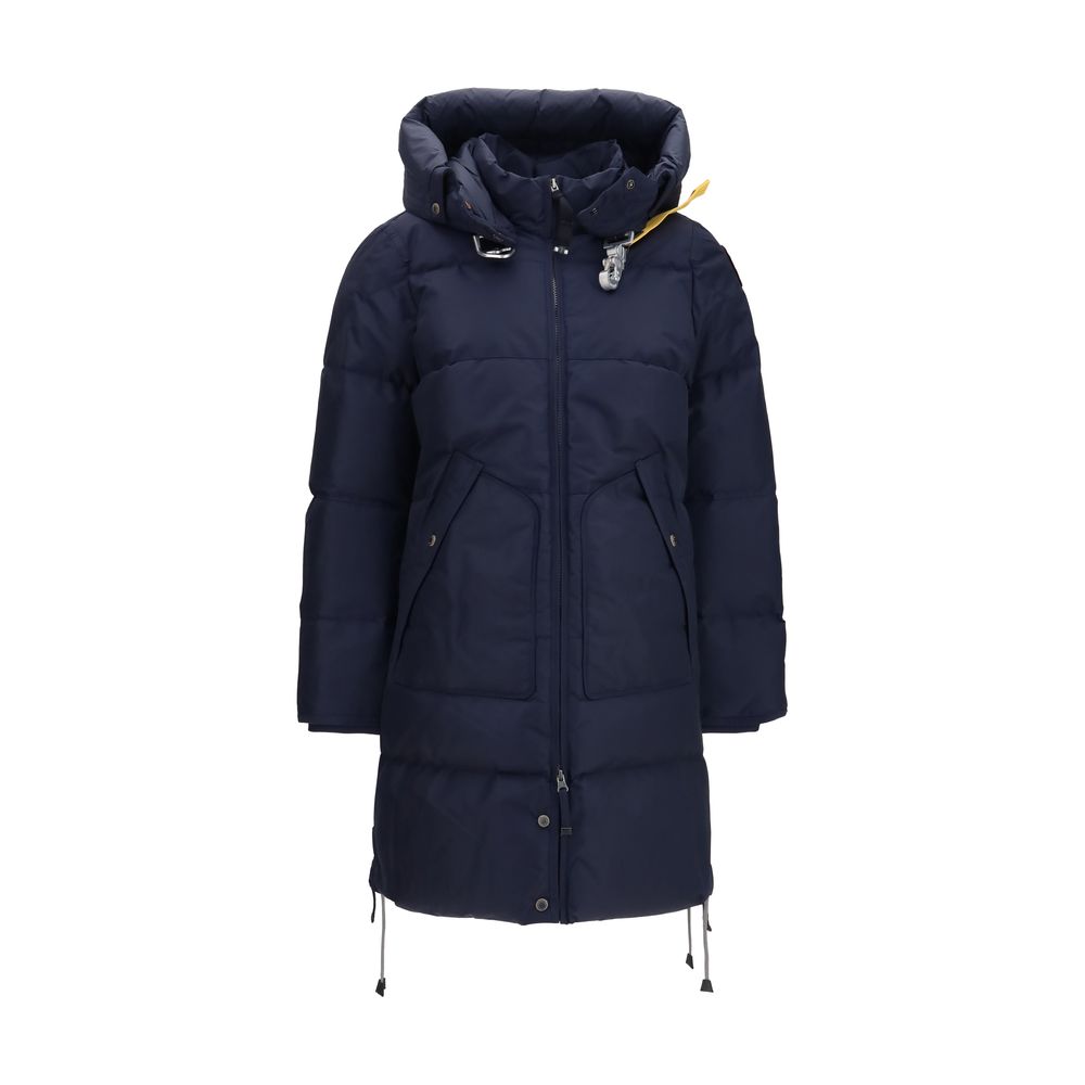 Parajumpers Blauer Daunenmantel mit "Goose Down"-Füllung