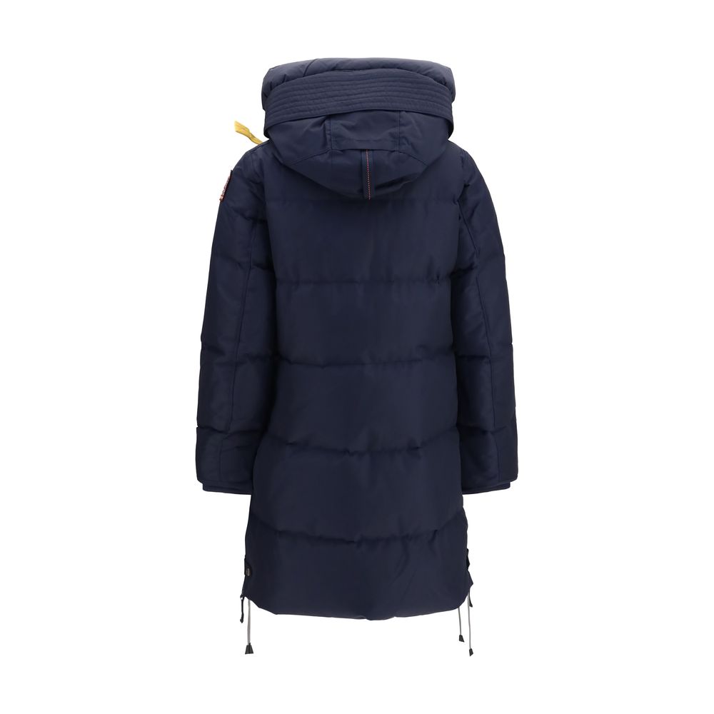 Parajumpers Blauer Daunenmantel mit "Goose Down"-Füllung