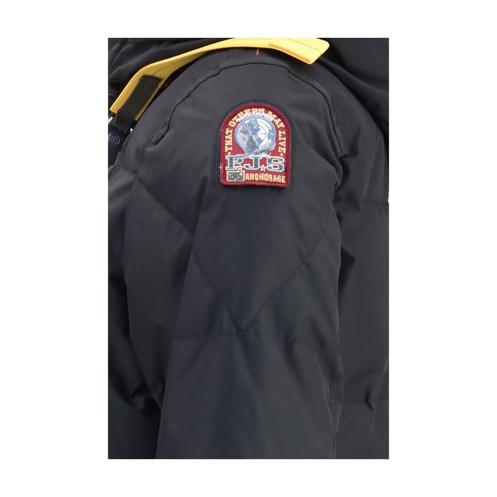 Parajumpers Schwarze Daunenjacke aus Gänsedaunen, durchgehend