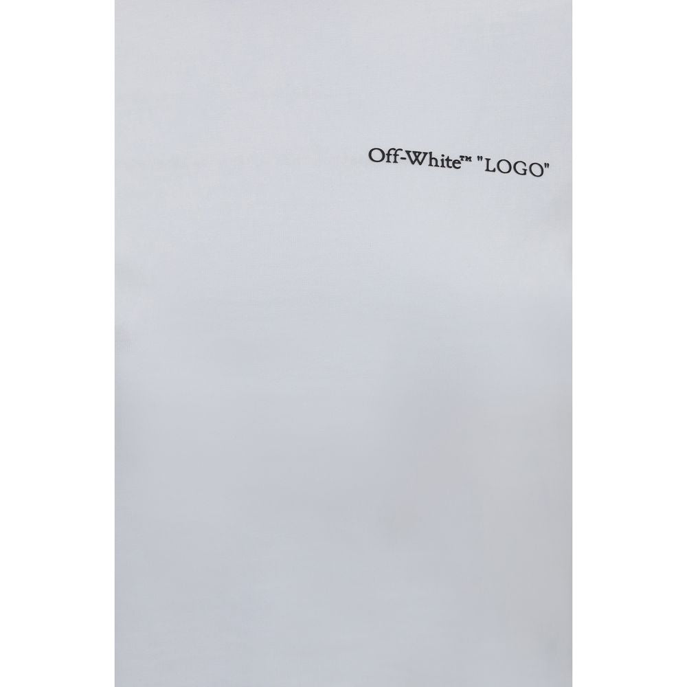 Off-White Weißes Baumwoll-T-Shirt