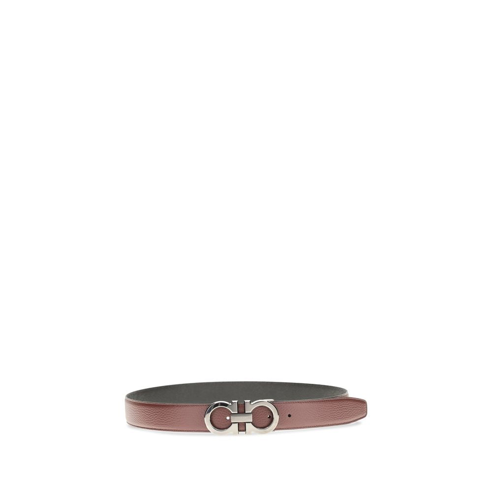 Ferragamo Brauner Kalbsleder Bos Taurus Gürtel