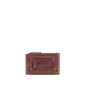 Balenciaga Bordeaux Lamm Ovis Aries Aries Geldbörse