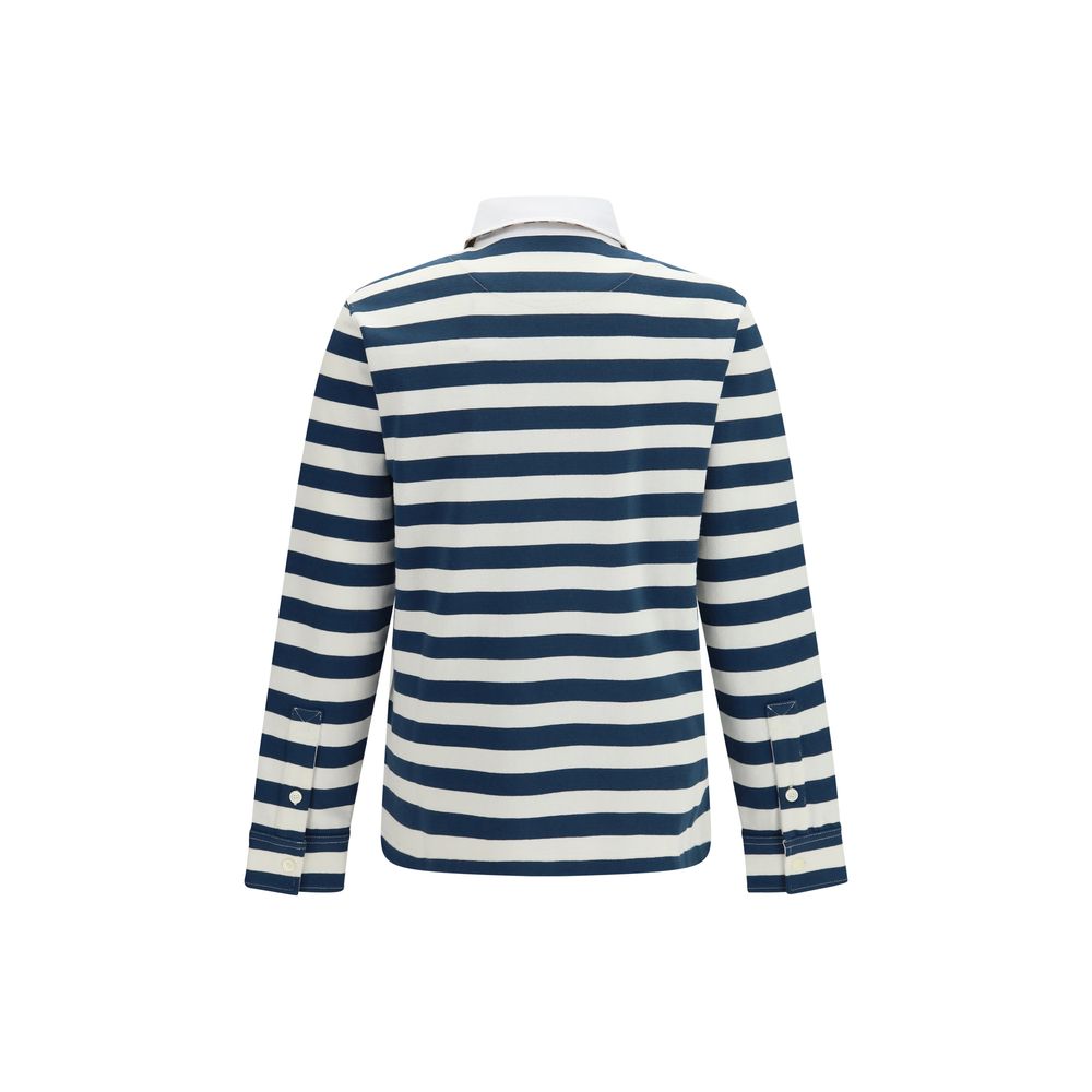 Burberry Mehrfarbiges Polohemd aus Baumwolle
