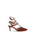 Valentino Garavani Mehrfarbige Pumps aus Wildleder mit hohem Absatz