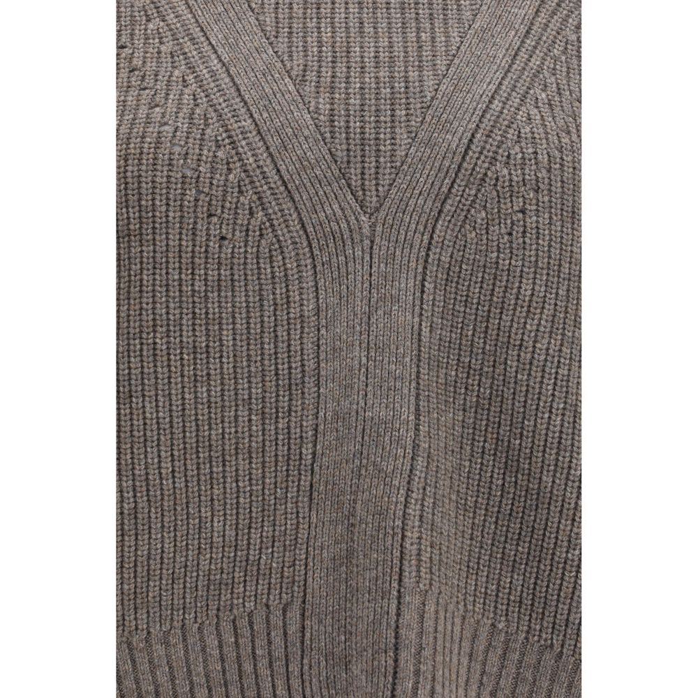 P.A.R.O.S.H. Beige Wool Oves Aries Sweatshirt