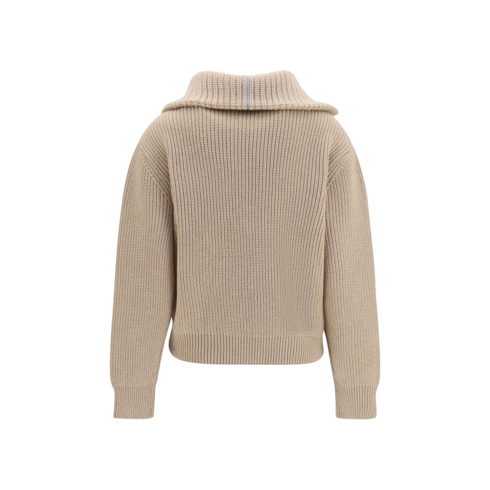 Malo Beige Kaschmir-Poloshirt