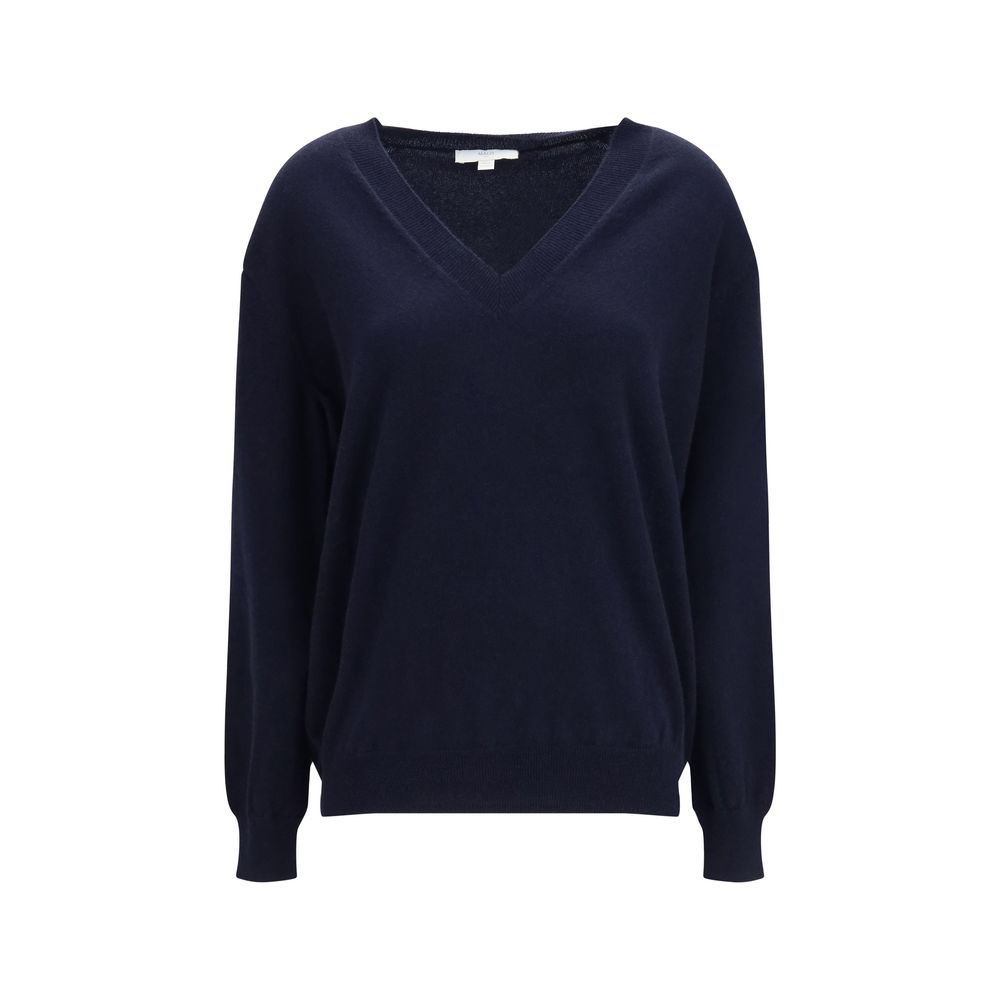 Malo Blauer Kaschmirpullover