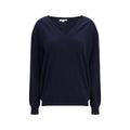 Malo Blauer Kaschmirpullover