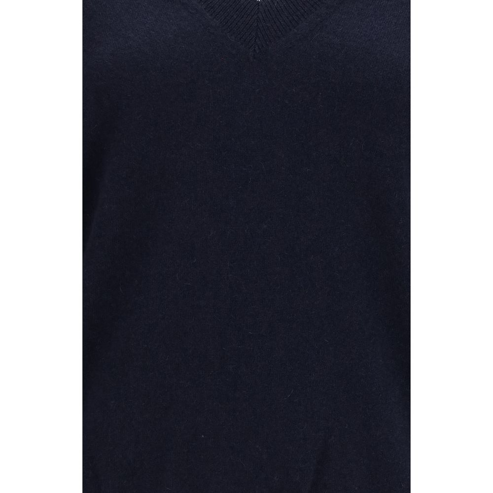 Malo Blauer Kaschmirpullover
