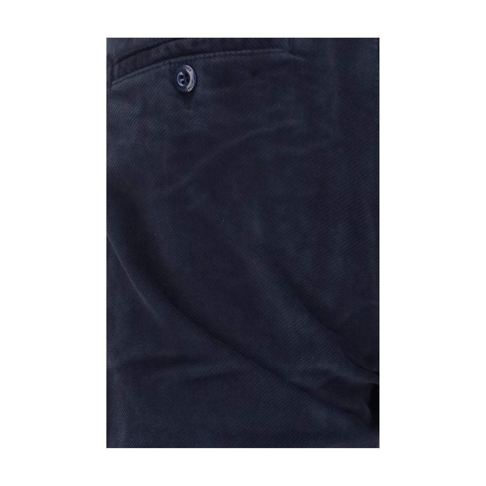 Jacob Cohen Blaue Baumwoll-Chino-Hose