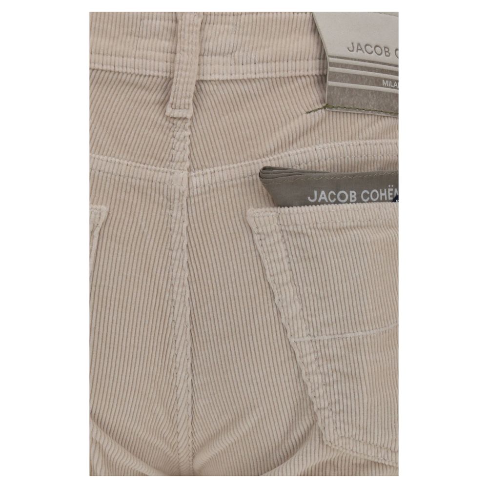 Jacob Cohen Beige Cotton Casual Pants