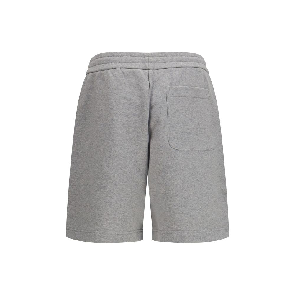 Moncler Graue Cargoshorts aus Baumwolle