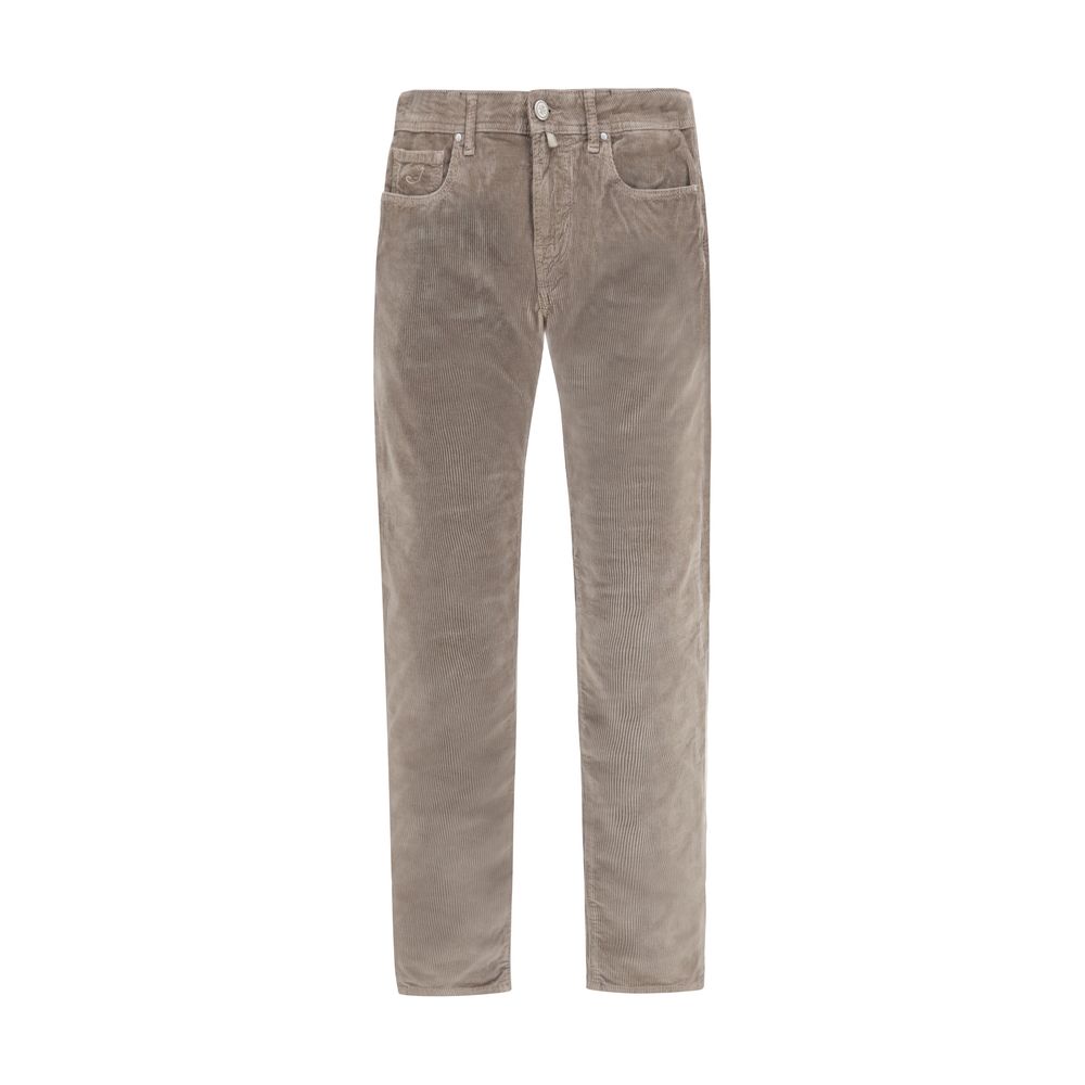 Jacob Cohen Braune Baumwoll-Freizeithose
