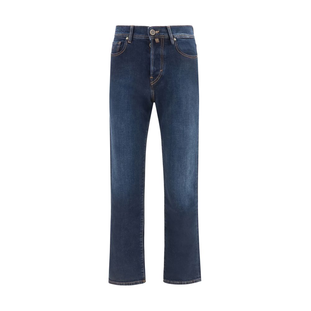 Jacob Cohen Blaue Jeans aus Baumwolle im geraden Schnitt