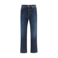 Jacob Cohen Blaue Jeans aus Baumwolle im geraden Schnitt