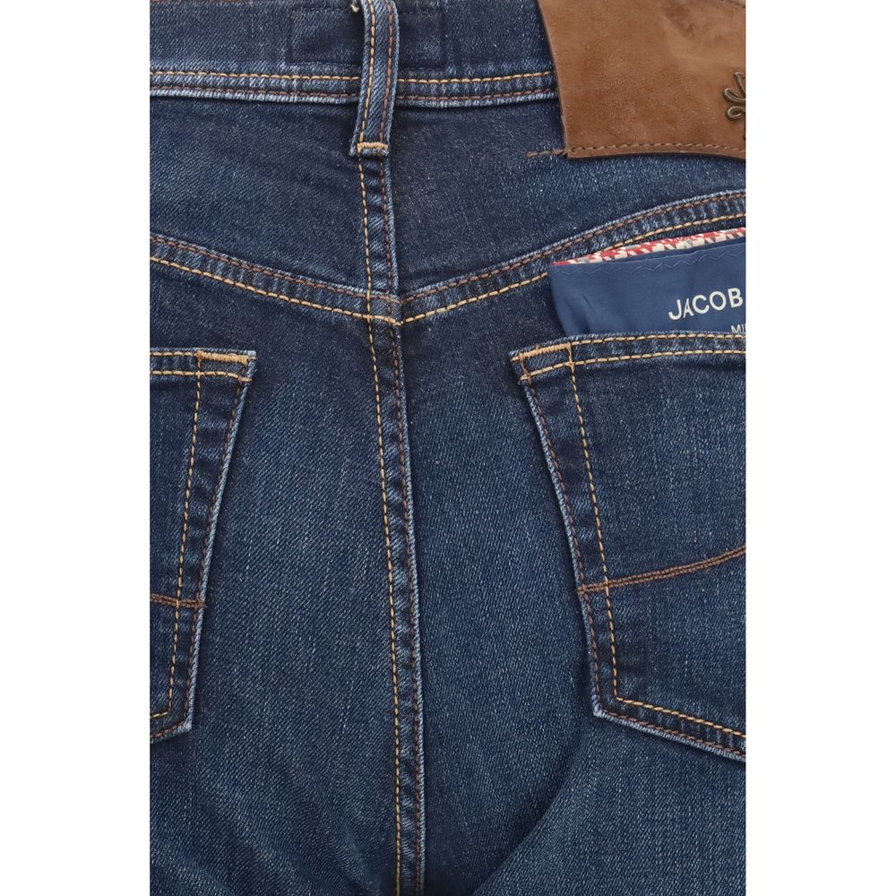 Jacob Cohen Blaue Jeans aus Baumwolle im geraden Schnitt