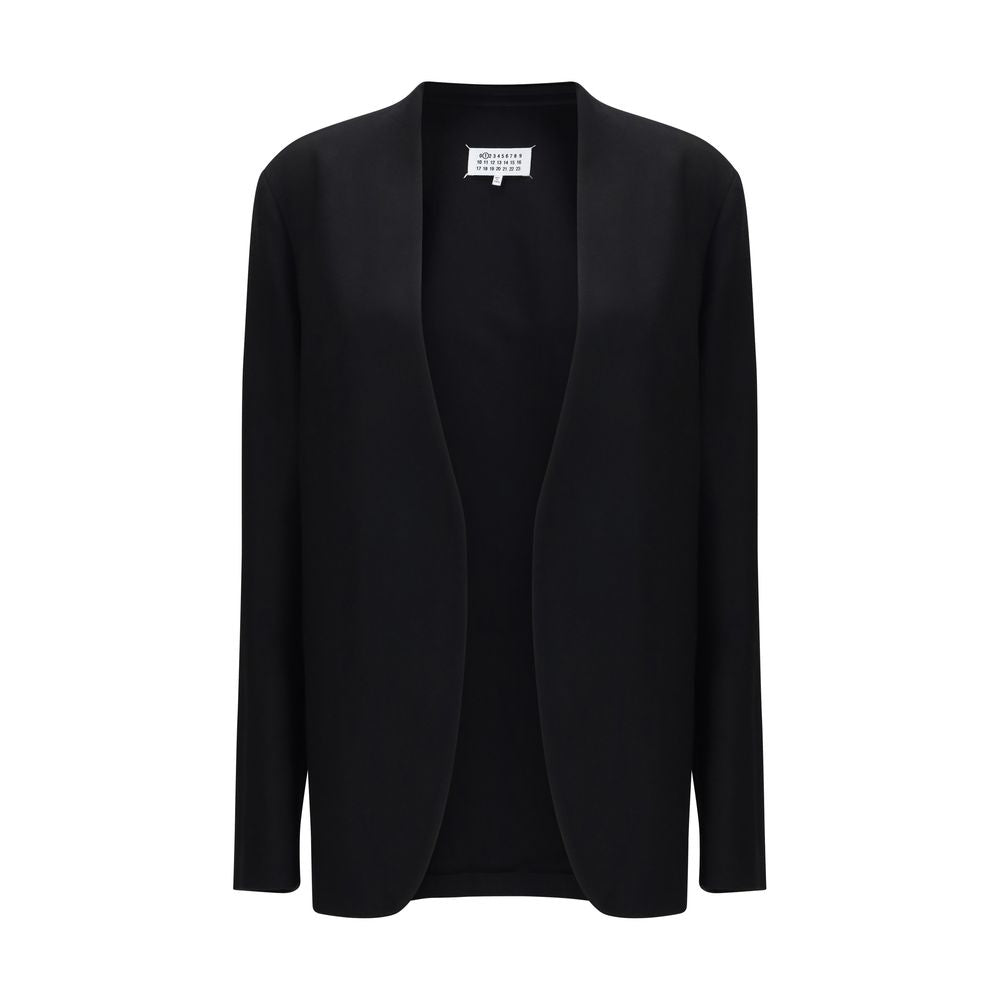 Maison Margiela Schwarze Oves Aries Wolljacke
