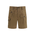 Dsquared² Braune Baumwoll-Bermudashorts